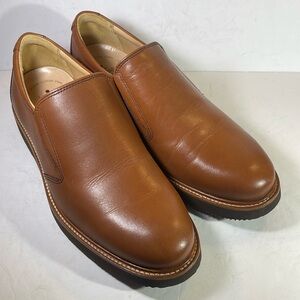 Samuel Hubbard 8 M Frequent Traveler Whisky Brown Leather Slip-On Loafer